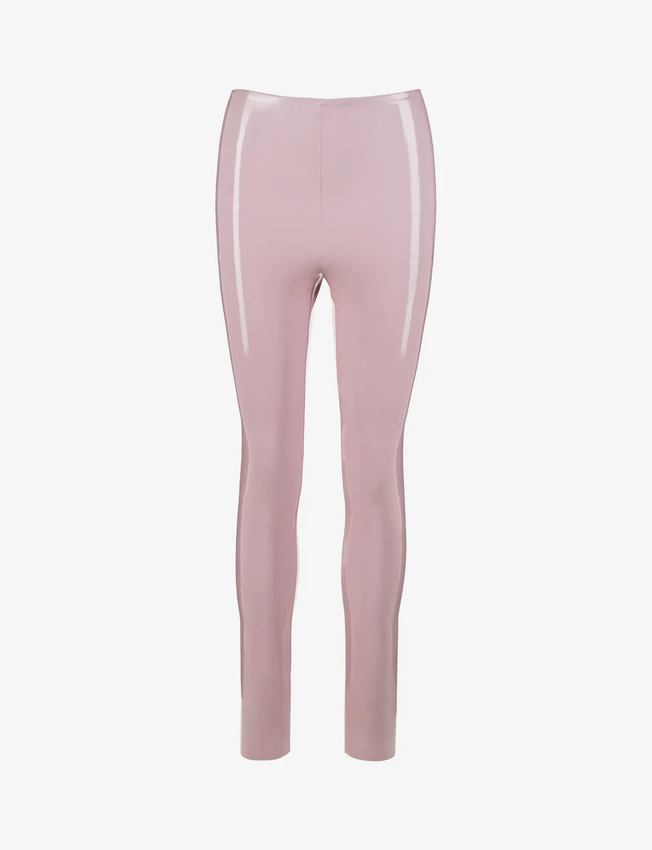 Faux Patent Leather Legging | Mauve - Image 3